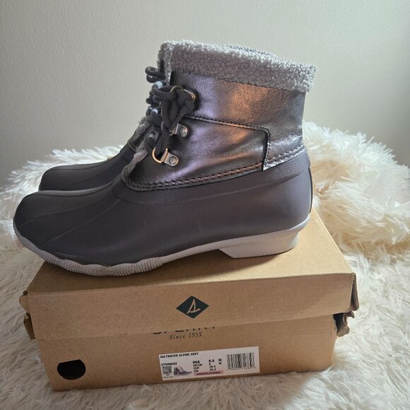 Saltwater Alpine Metallic Duck Boots - Picture 1 of 13